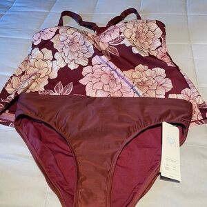 All in Motion Burgundy Activewear